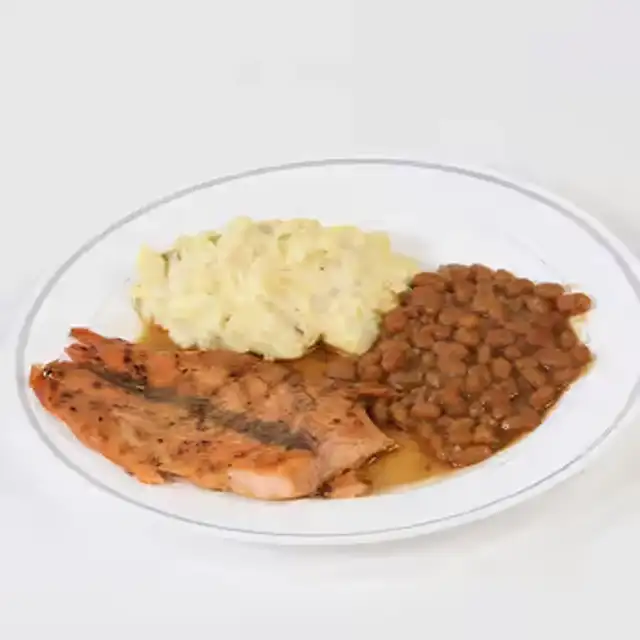 Grilled Salmon.